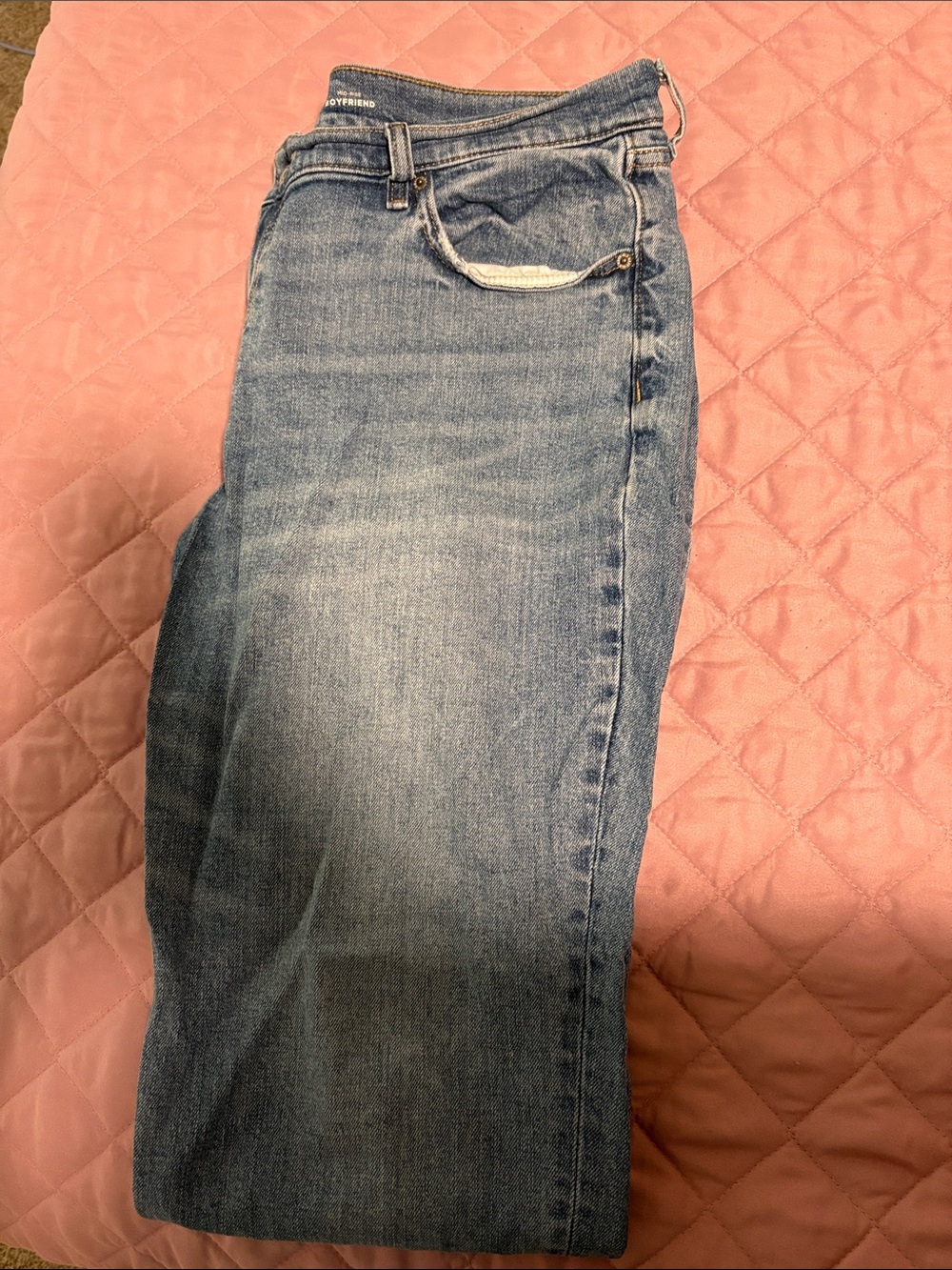 Classic Light Blue Women's Boyfriend Denim Jeans
